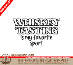 Whiskey Tasting SVG Design SVG