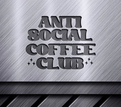 Anti-Social Coffee Club SVG SVG