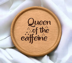 Queen Caffeine SVG Sign SVG