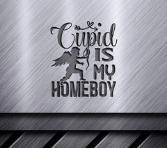 Cupid Homeboy SVG Black White SVG