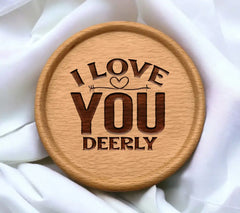 I Love You Deerly SVG SVG