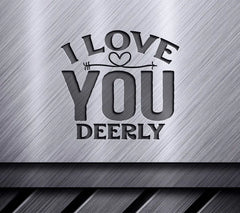 I Love You Deerly SVG SVG