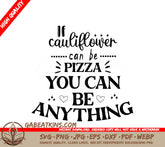 Cauliflower Pizza SVG Design SVG