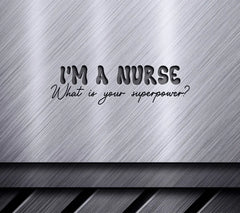 Nurse Superpower SVG Design SVG