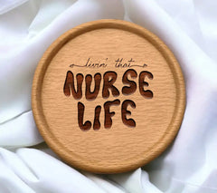 Pink & Blue Nurse Life SVG SVG