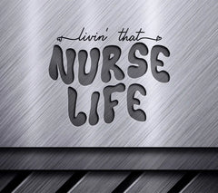 Pink & Blue Nurse Life SVG SVG