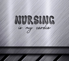 Funny Nurse Cardio SVG SVG