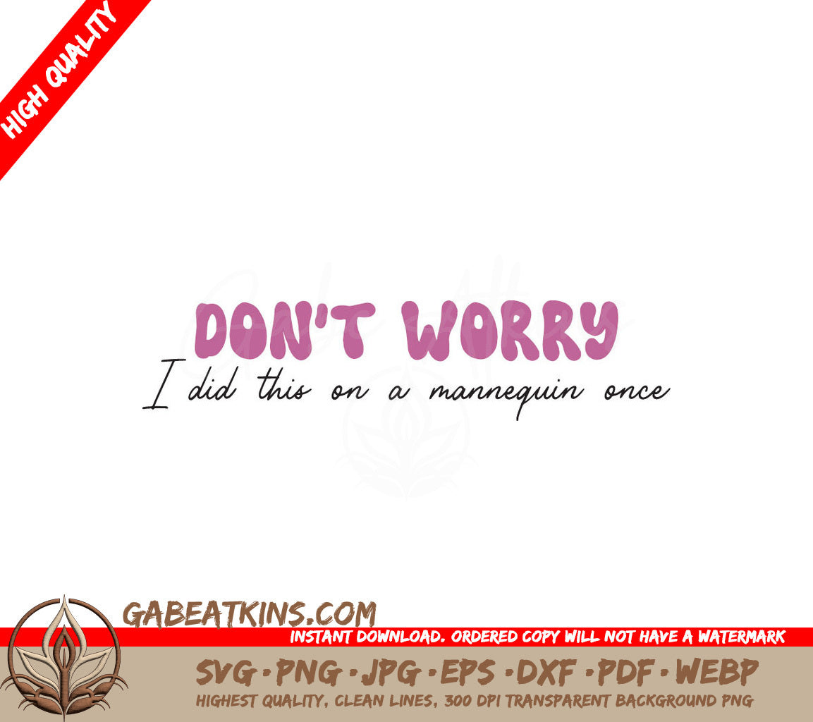 Mannequin Nurse SVG Design SVG