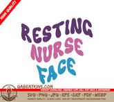 Resting Nurse Face SVG SVG