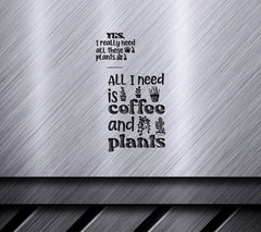 Coffee & Plants SVG Poster SVG