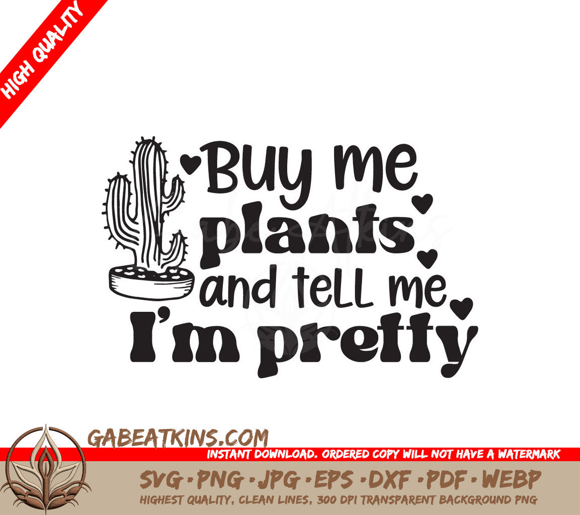 Buy Me Plants SVG SVG