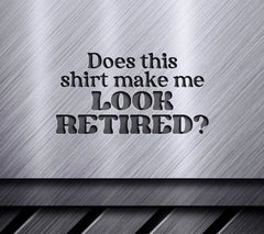 Retired Shirt SVG Design SVG
