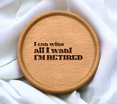 Retired Wine SVG Design SVG