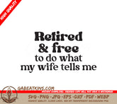 Retired Husband SVG SVG