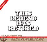 Retired Legend SVG SVG
