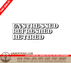 Unstressed Refreshed Retired SVG SVG