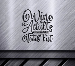 Wine Time Out SVG SVG