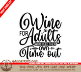 Wine Time Out SVG SVG