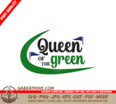 Queen of the Green Golf SVG SVG