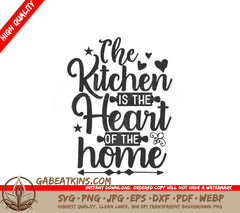 Kitchen Heart Home SVG SVG