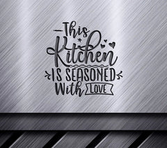 Seasoned With Love Kitchen SVG SVG
