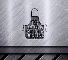 Dancing Kitchen Black Apron SVG SVG