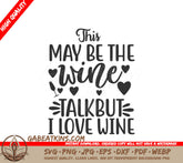 Wine Talk SVG Design SVG