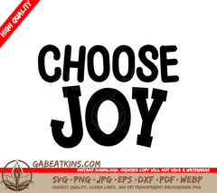 Choose Joy SVG SVG