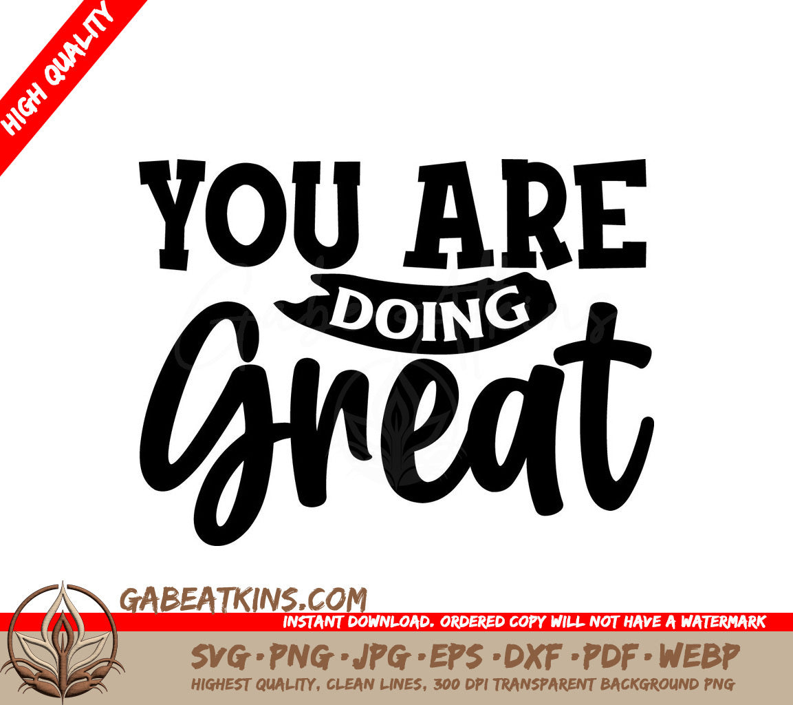 You Are Doing Great SVG SVG