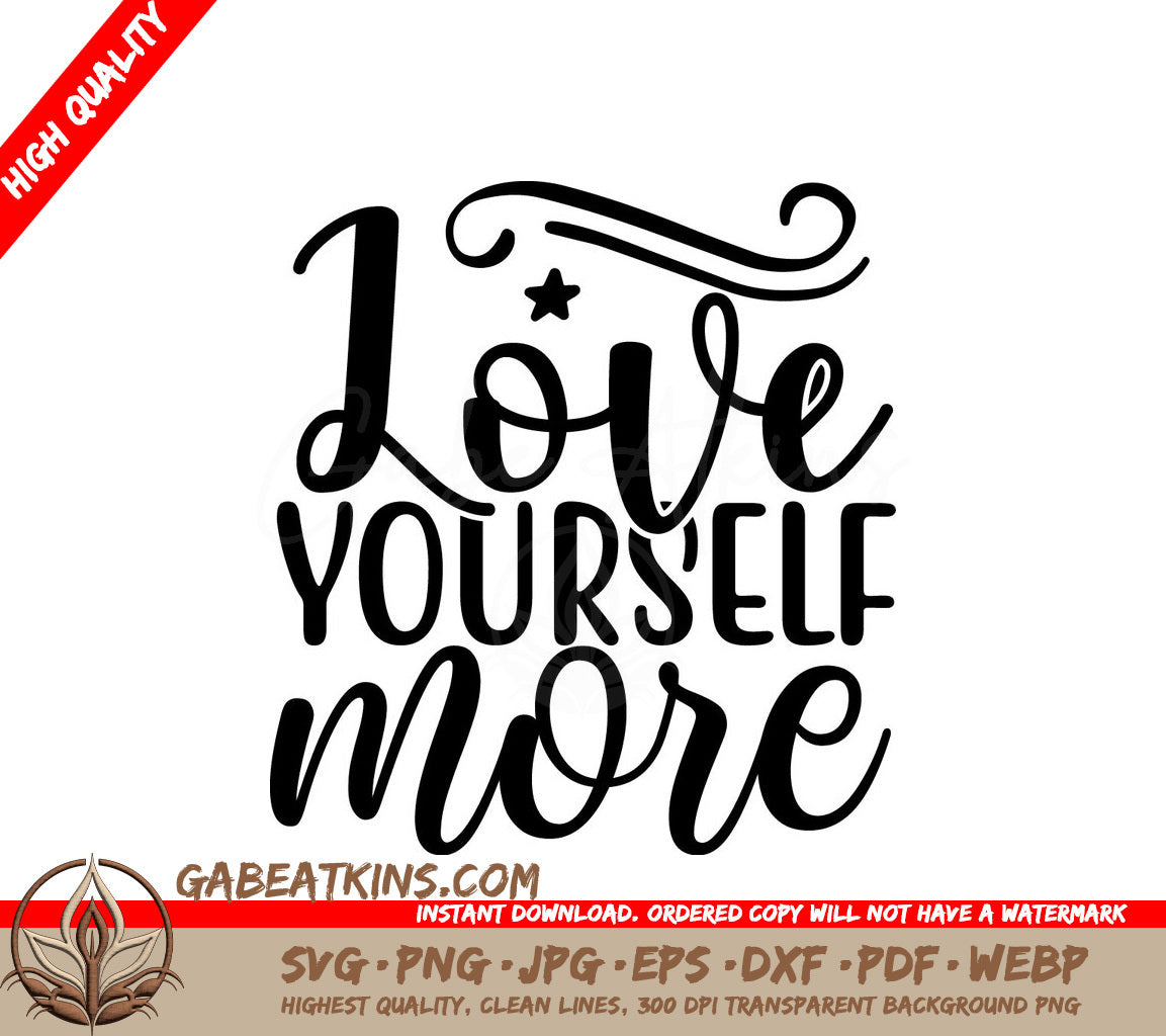Love Yourself SVG SVG