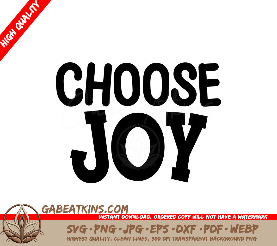 Choose Joy SVG SVG