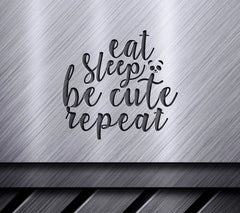 Panda Eat Sleep Be Cute SVG SVG