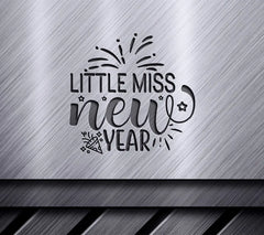 Little Miss New Year SVG SVG