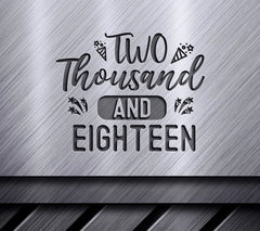 2018 New Year SVG Design SVG
