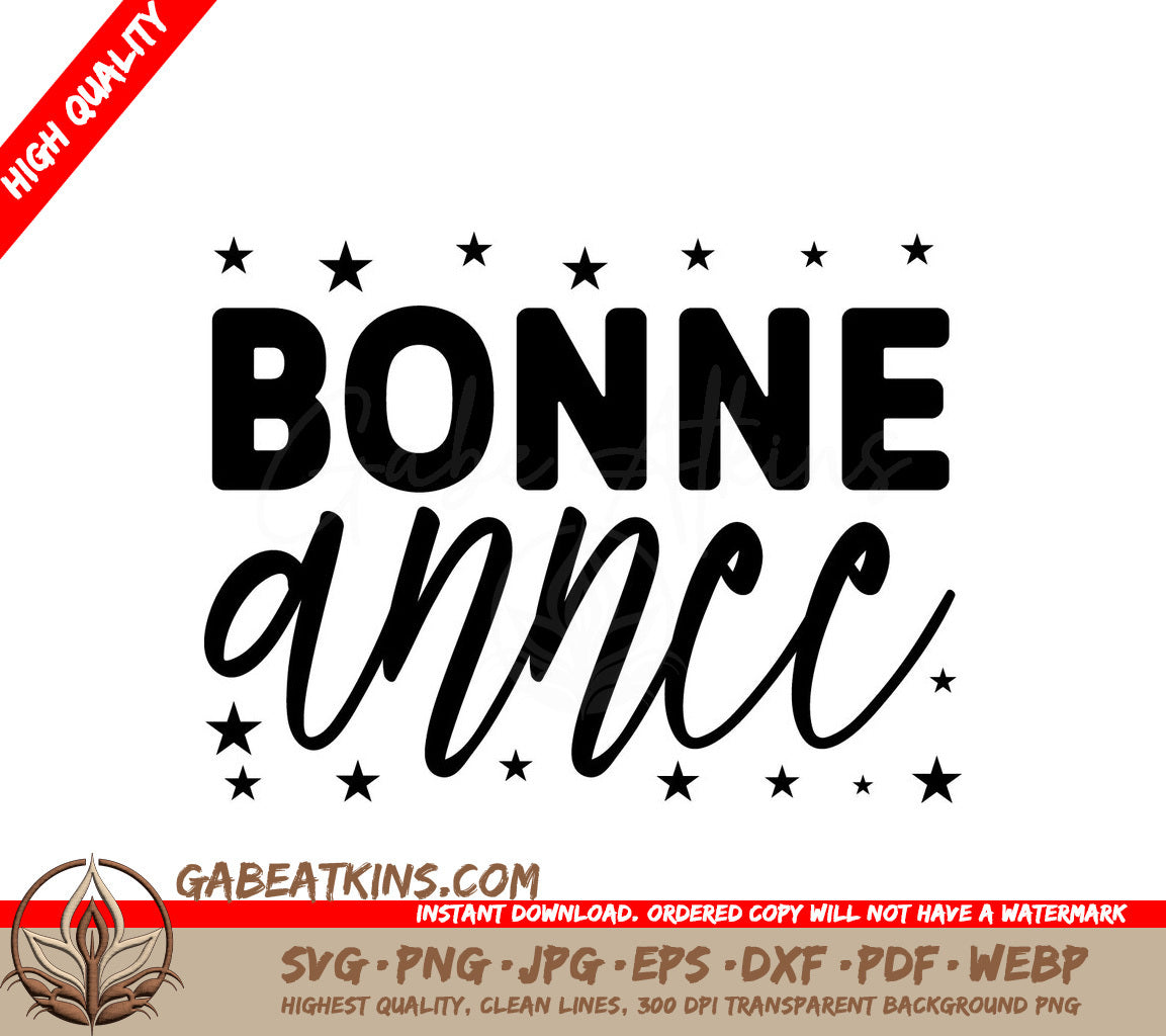 Bonne Annee SVG SVG