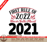First Rule of 2022 SVG SVG