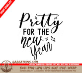 New Year Pretty SVG SVG