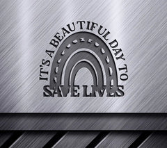 Rainbow Save Lives SVG SVG