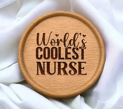 Worlds Coolest Nurse SVG Poster SVG