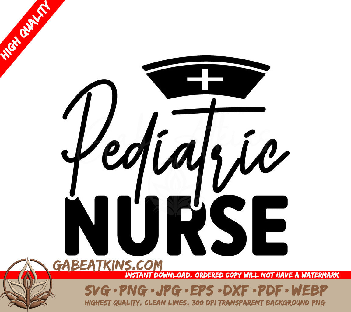 Pediatric Nurse SVG SVG
