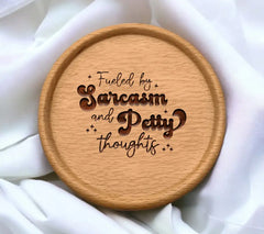 Fueled By Sarcasm SVG Poster SVG