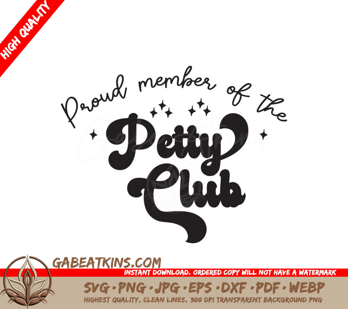 Proud Member Petty Club SVG SVG