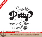 Sprinkle Petty Confetti SVG SVG