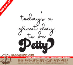 Petty Day SVG Design SVG