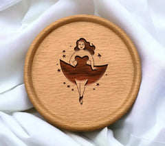 Plus Size Woman in Dress SVG - Confidence & Beauty Redefined SVG