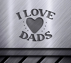 I Love My Dads Heart SVG SVG