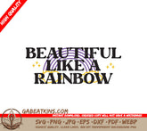 Rainbow Pride Quote SVG SVG