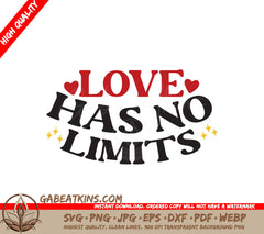 Love Has No Limits SVG SVG