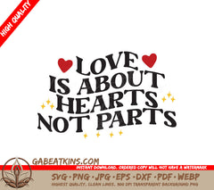Love Is About Hearts SVG SVG