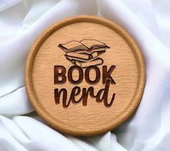 Book Nerd Stack SVG Design SVG